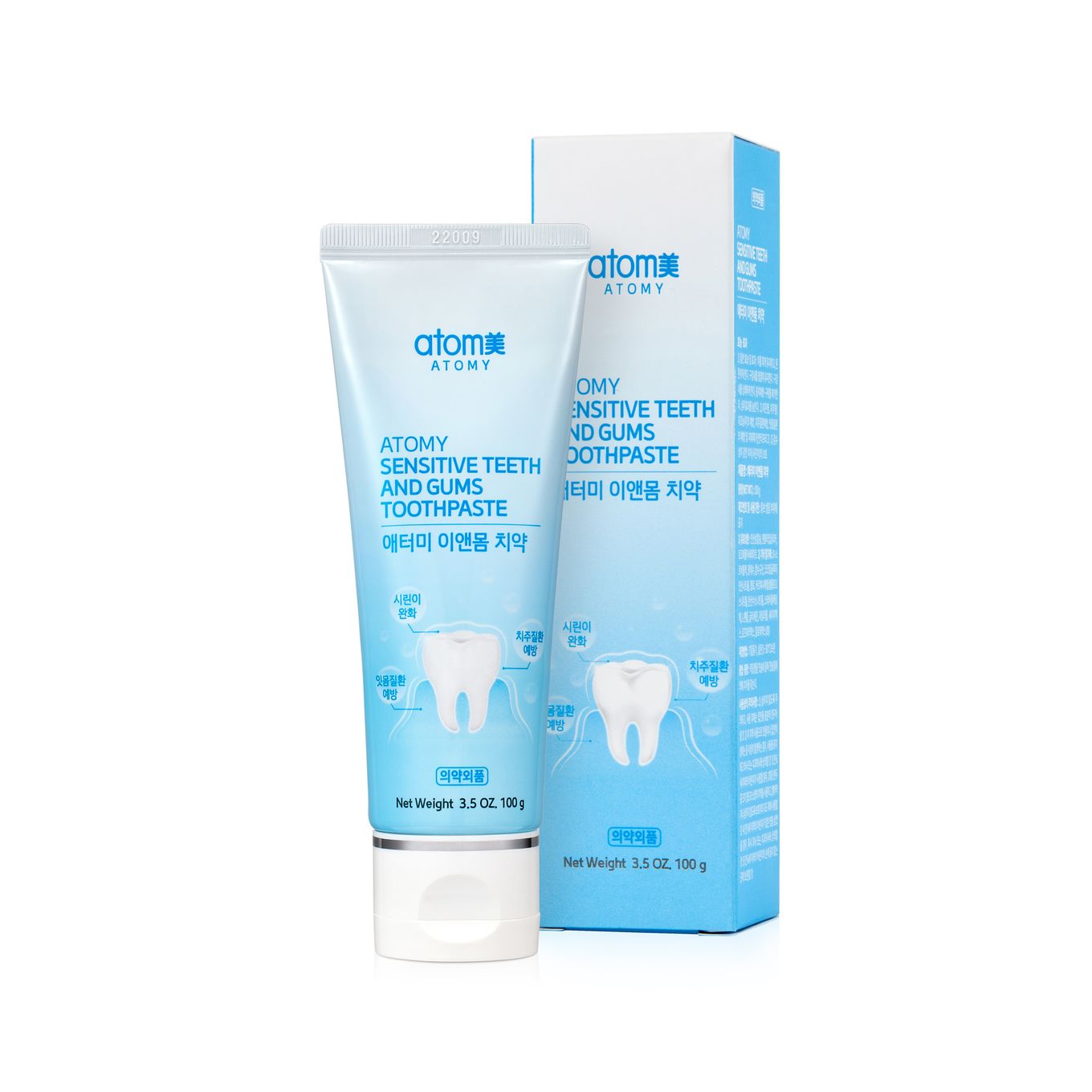 Зубная паста Atomy для чувствительных зубов и десен (100 г*1 шт.)