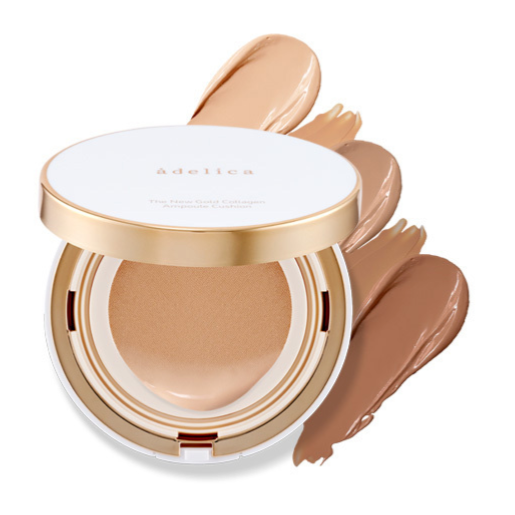 adelica The new gold collagen ampoule cushion with Refill