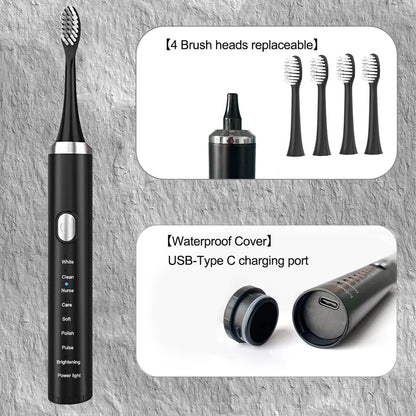 8-Mode Electric Toothbrush (Rechargeable)