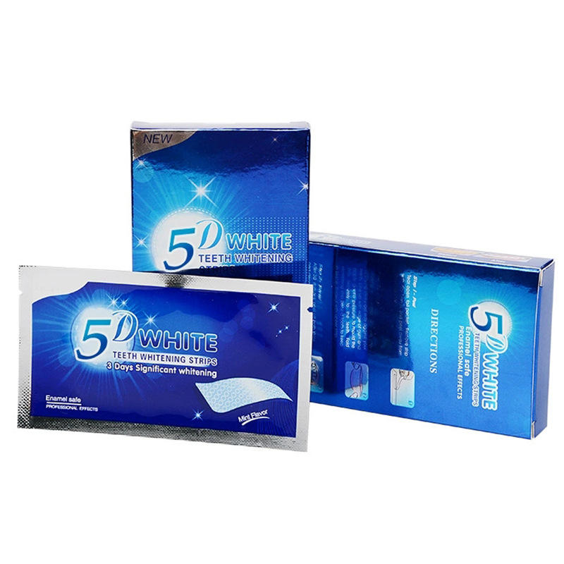 Teeth Whitening Strips Kit 5D  (14 Packs, 28 Pieces)