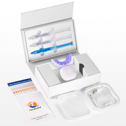 USB Rechargeable LED Teeth Whitening Kit with Touch Screen (32 LEDs)