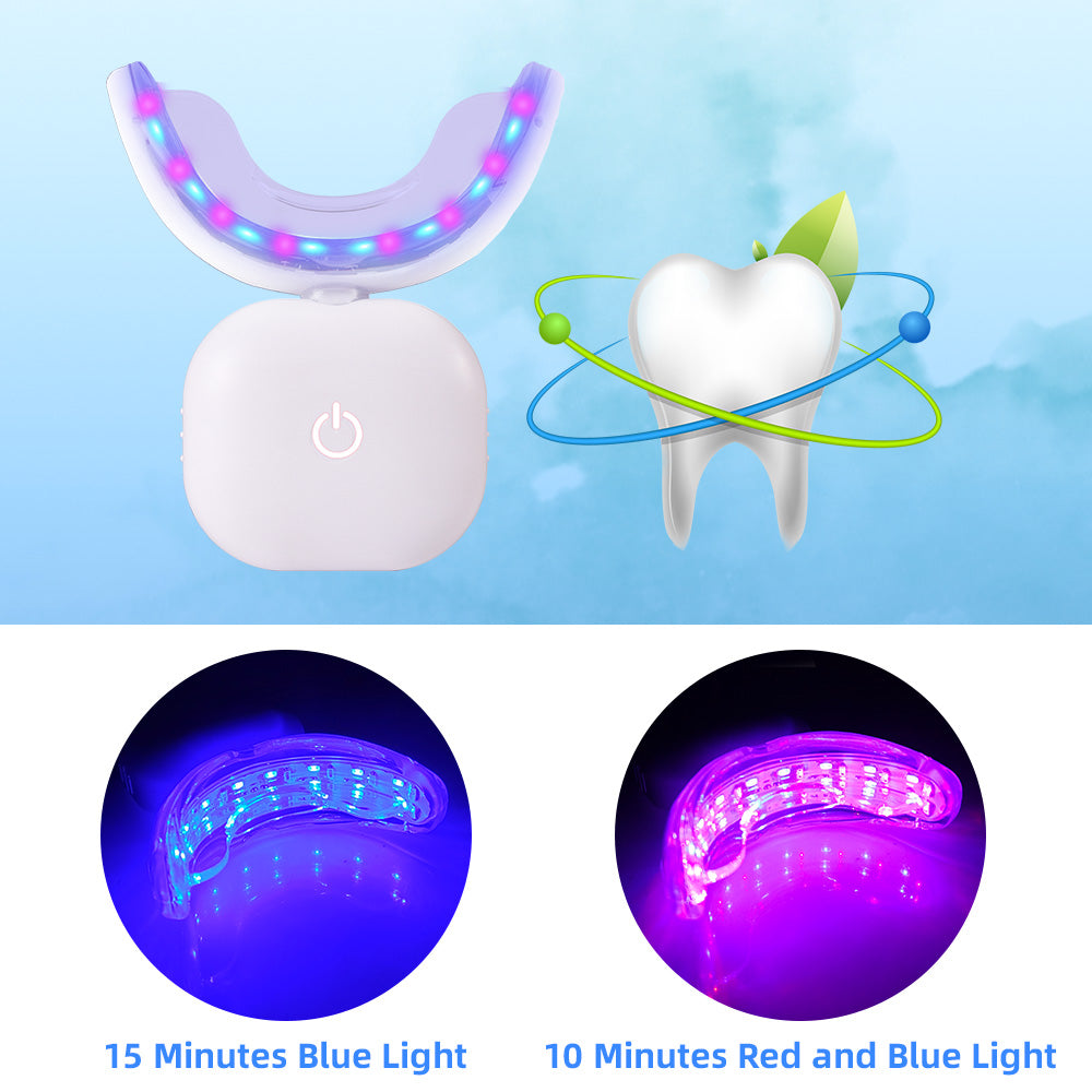 USB Rechargeable LED Teeth Whitening Kit with Touch Screen (32 LEDs)