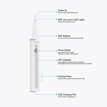 Visual Ultrasonic Teeth Cleaner