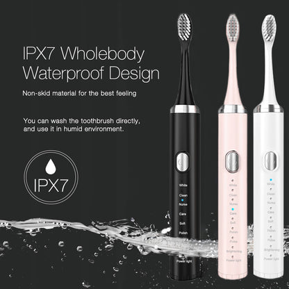 8-Mode Electric Toothbrush (Rechargeable)