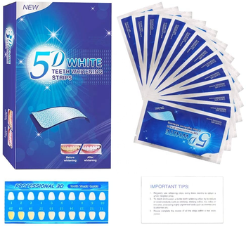 Teeth Whitening Strips Kit 5D  (14 Packs, 28 Pieces)